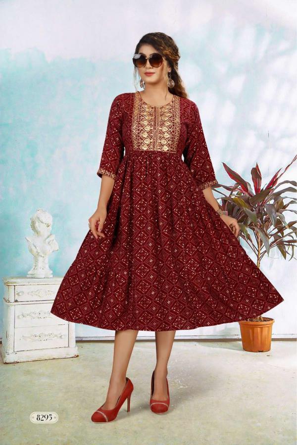 Trendy katrina vol 1 Foil Print Designer Kurti Collection